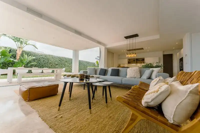 Terrassa de Casa o xalet de lloguer en Estepona amb Aire condicionat, Jardí privat i Terrassa