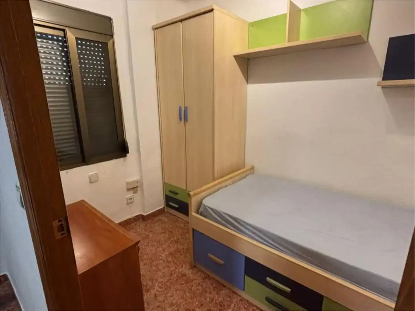 Bedroom of Flat for rent in  Valencia Capital  with Air Conditioner and Balcony