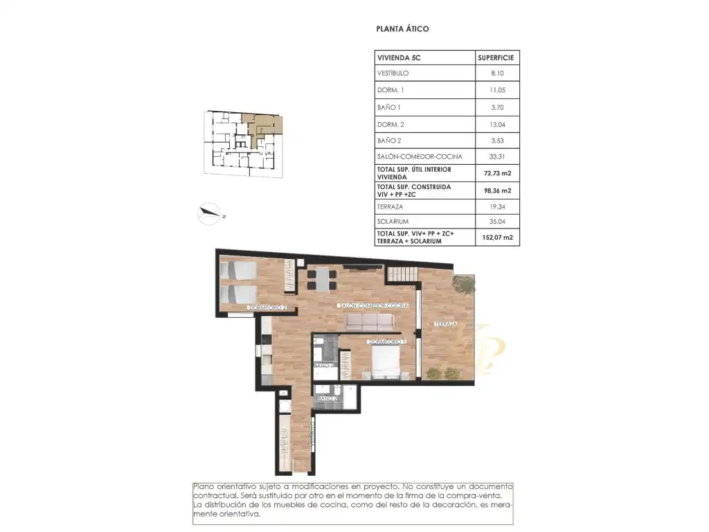 Penthouse mit Pool zum Verkauf in Centro, imagen 36