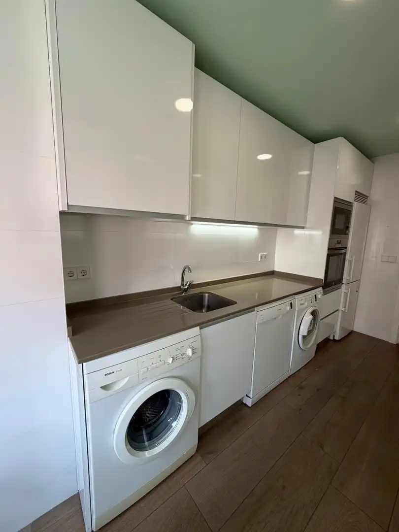 Cocina de Piso de alquiler en Madrid con Aire acondicionado, Calefacción y Parquet
