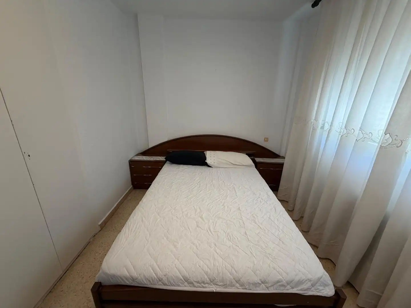Schlafzimmer von Wohnung zur Miete in Lleida mit Klimaanlage, Heizung und Möbliert