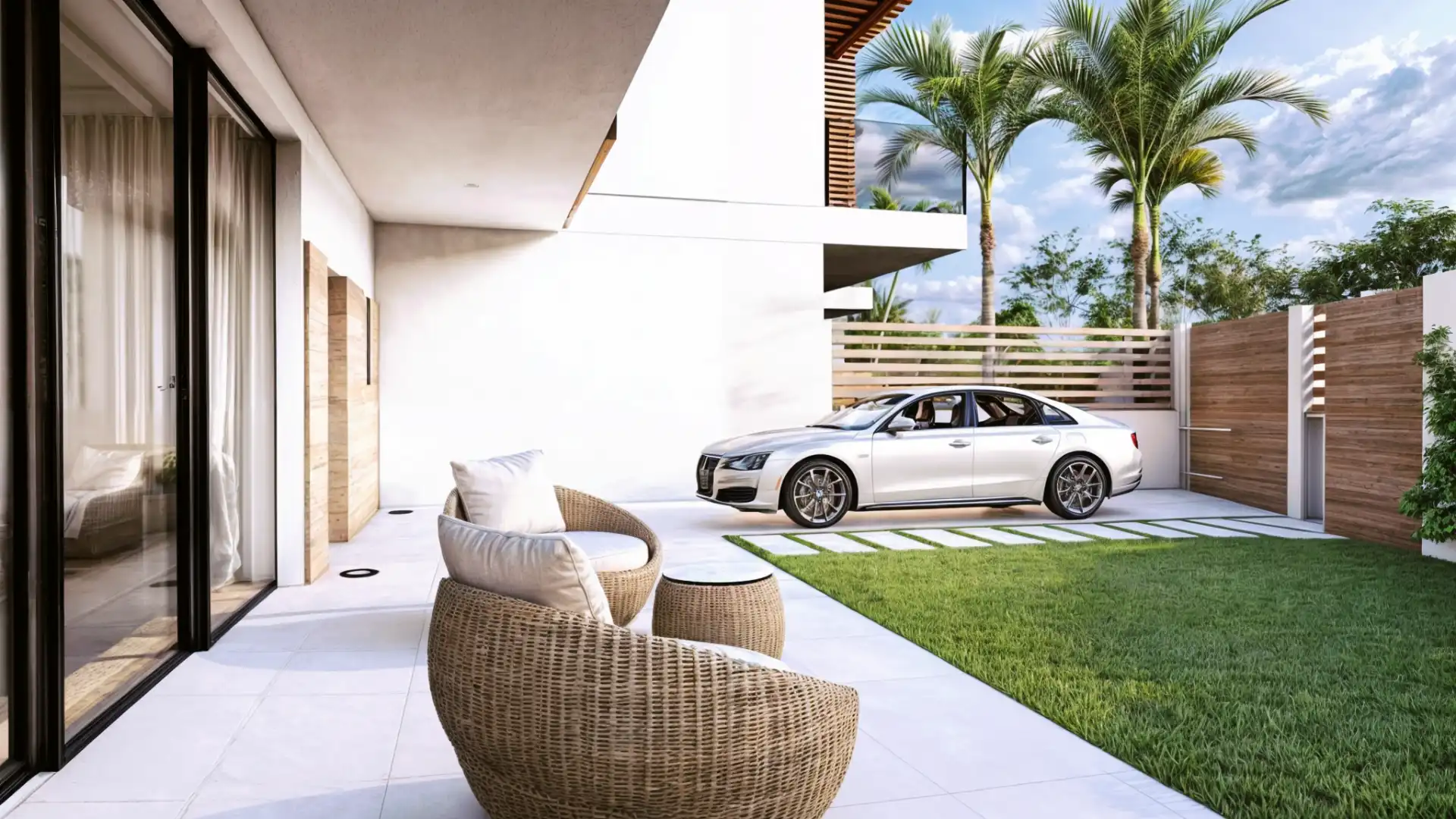 Terraza de Casa adosada en venta en Estepona con Aire acondicionado, Jardín privado y Terraza