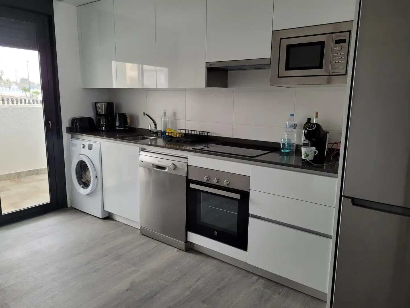 Kitchen of Duplexes for sale in Finestrat  with Air Conditioner, Heating and Private garden