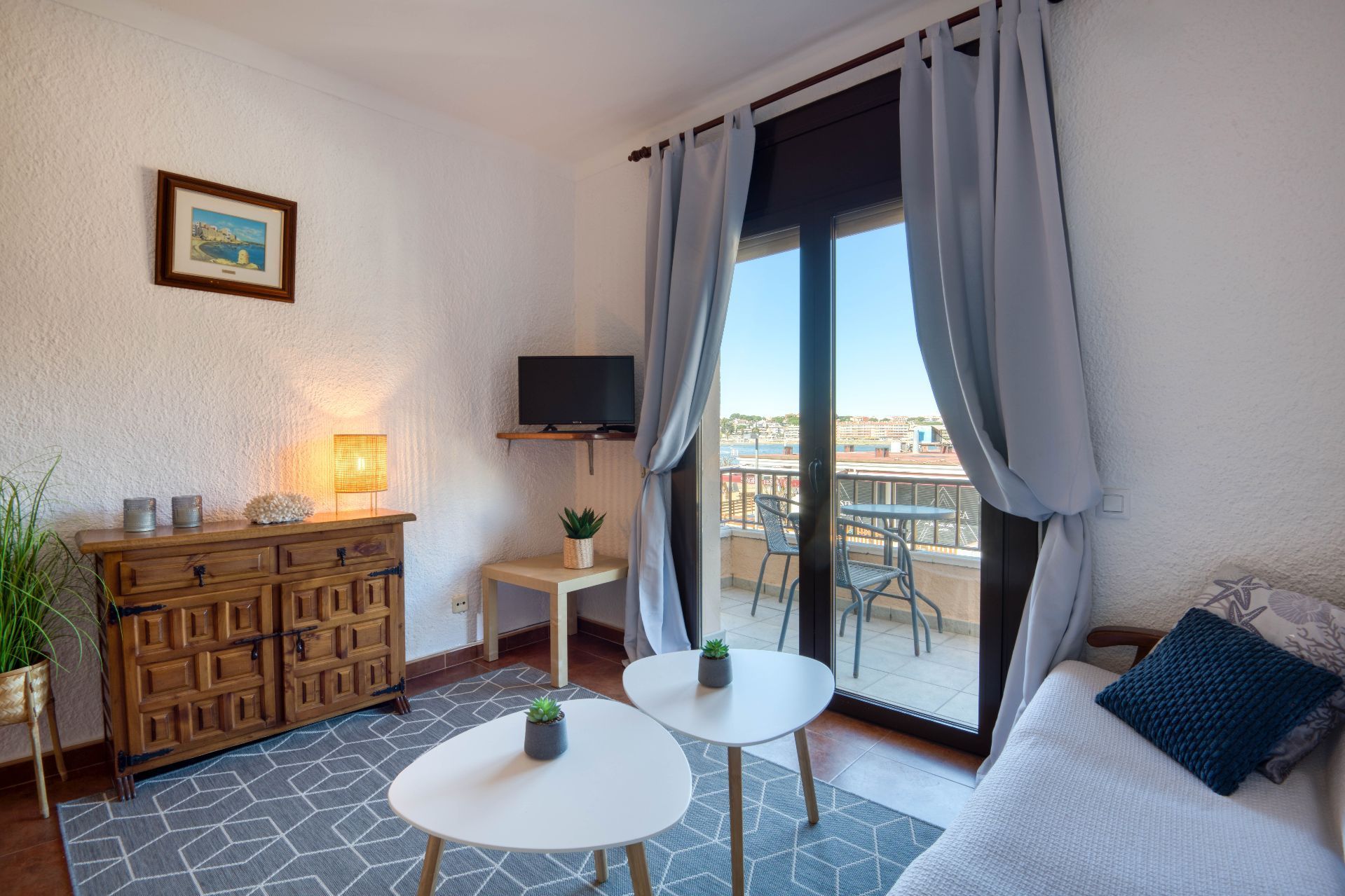 Schlafzimmer von Wohnungen zum Verkauf in L'Escala mit Terrasse und Möbliert