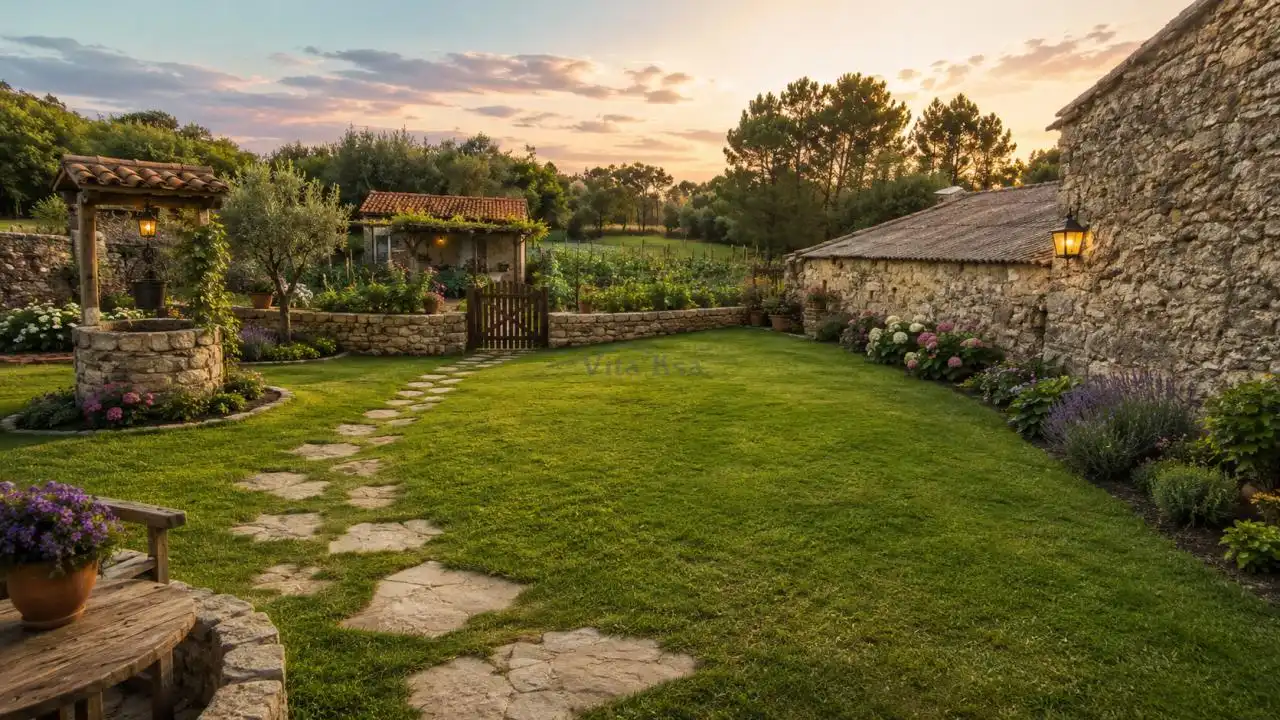 Jardín de Casa o chalet en venta en San Amaro con Jardín privado y Balcón