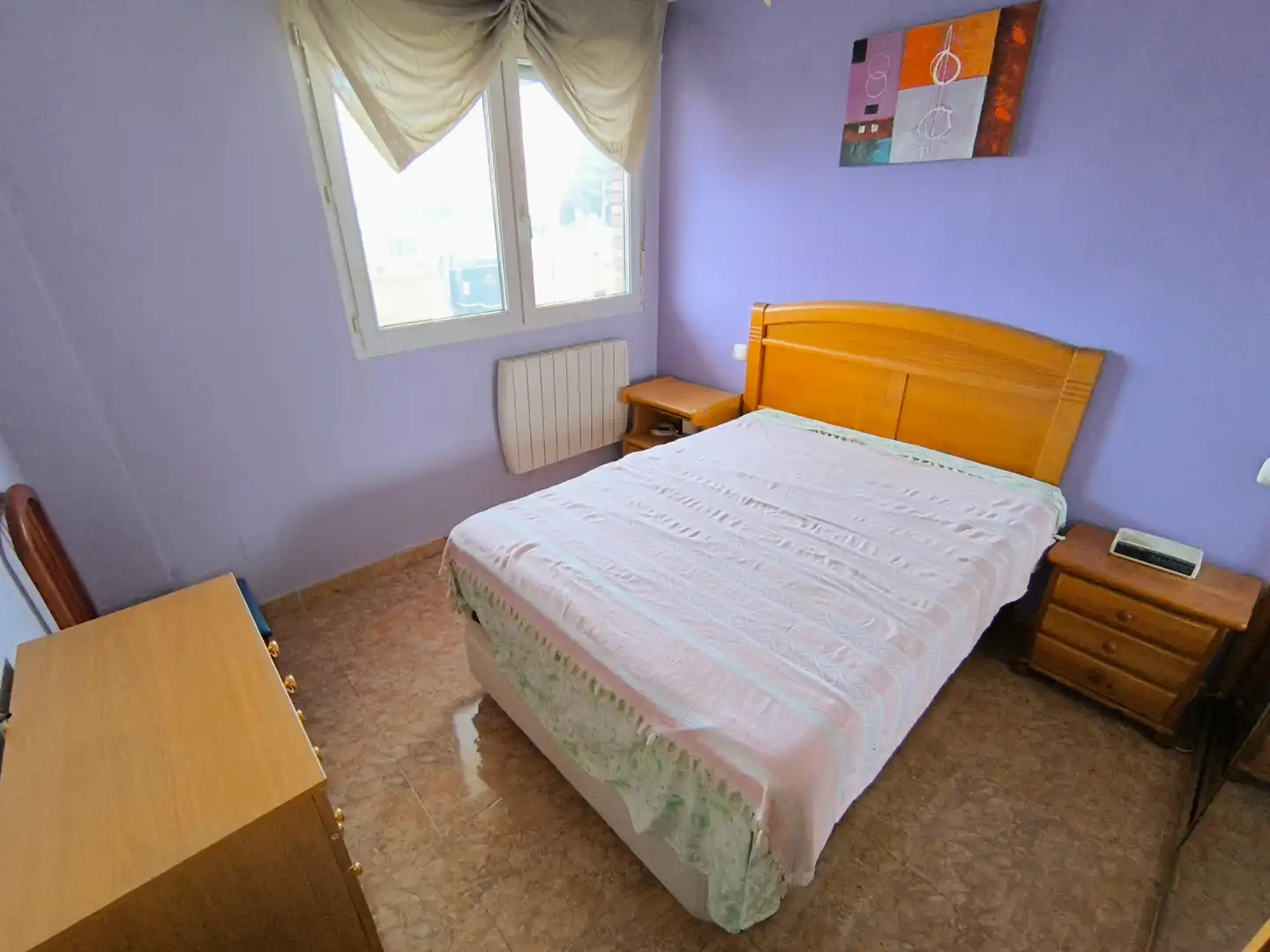 Bedroom of Ground floor for rent in Palencia  with Heating, Parquet flooring and Storage room