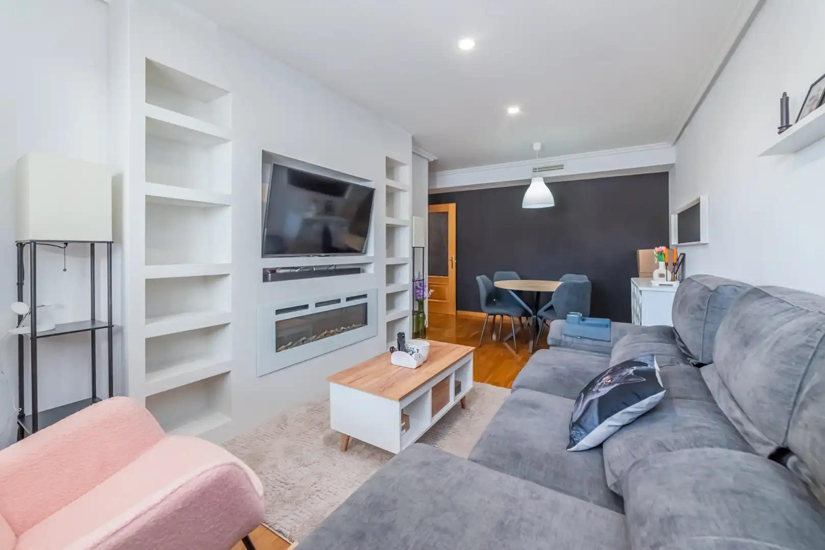 Sala de estar de Piso en venta en Rivas-Vaciamadrid con Aire acondicionado, Calefacción y Terraza