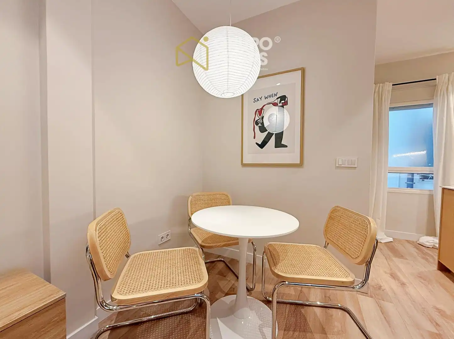 Esszimmer von Wohnungen zur Miete in Madrid mit Klimaanlage und Heizung