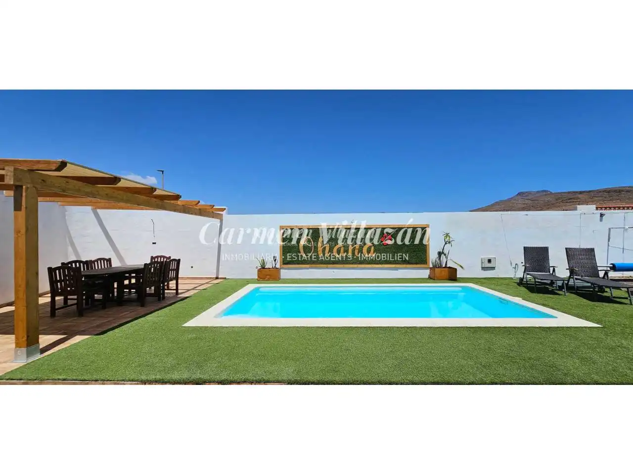 Jardín de Casa o chalet en venta en Tuineje con Jardín privado, Terraza y Piscina