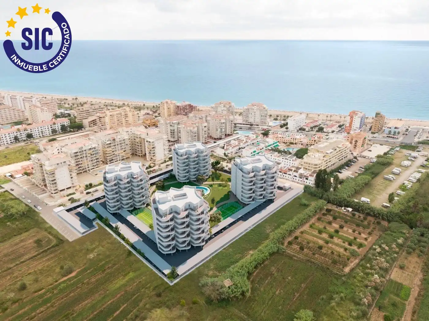 Außenansicht von Dachboden zum Verkauf in Peñíscola / Peníscola mit Heizung, Privatgarten und Terrasse