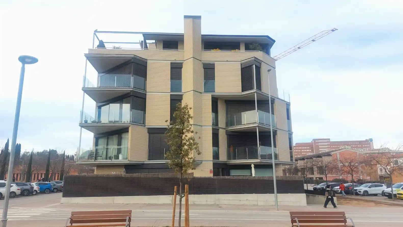 Vista exterior de Pis en venda en Vic amb Aire condicionat, Calefacció i Terrassa