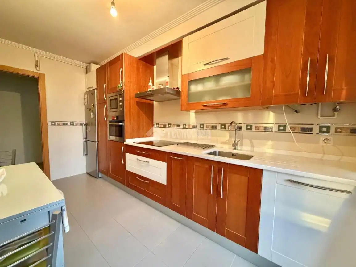 Kitchen of Flat for sale in Palencia  with Heating, Terrace and Storage room