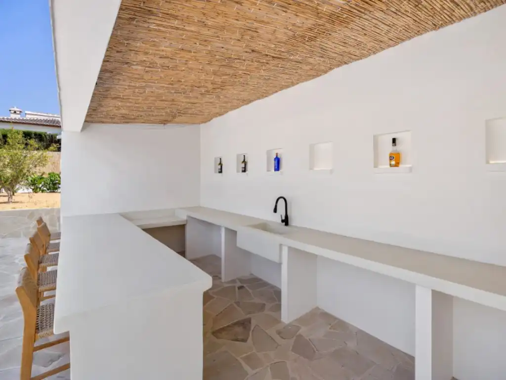 Cuina de Casa o xalet en venda en Jávea / Xàbia amb Aire condicionat, Jardí privat i Terrassa