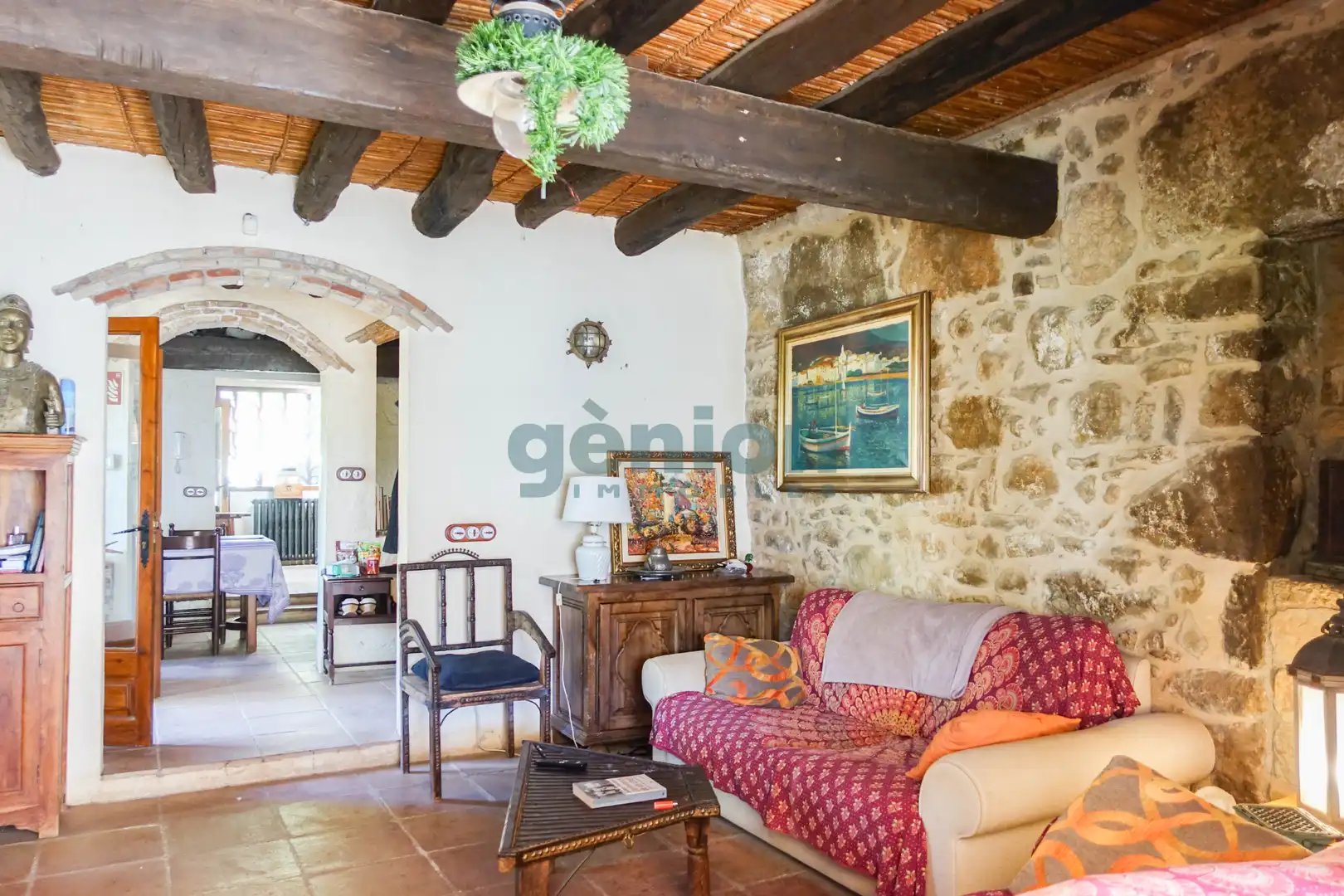 Living room of Country homes for sale in Cistella  with Heating, Private garden and Terrace