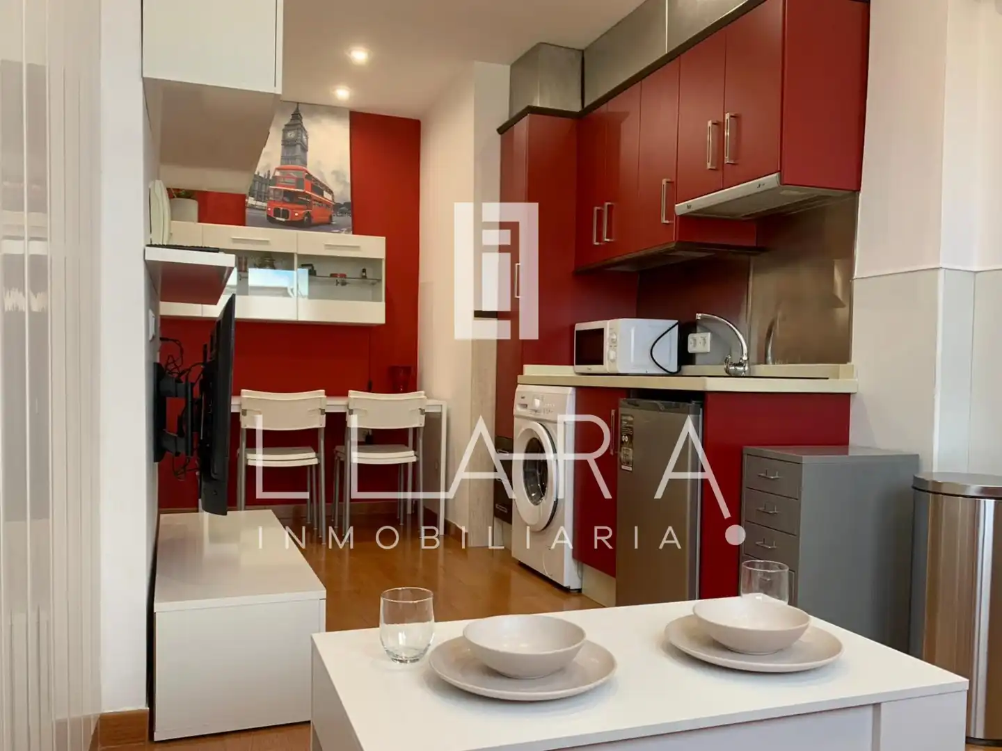 Kitchen of Apartments for sale in Lucena  with Air Conditioner, Furnished and Washing machine