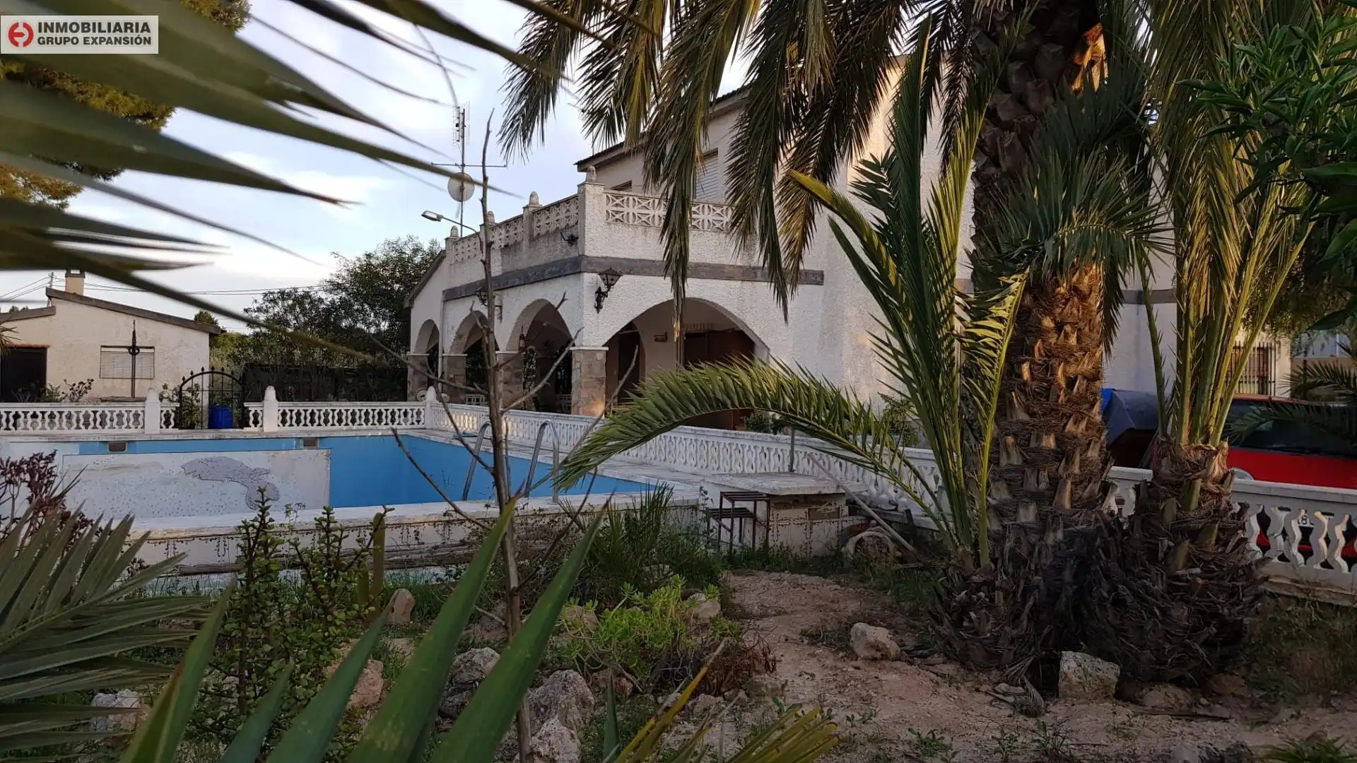 Piscina de Casa o xalet en venda en Aspe amb Jardí privat, Terrassa i Traster