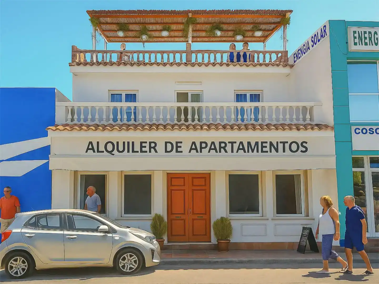 Vista exterior de Nave industrial en venta en Nerja