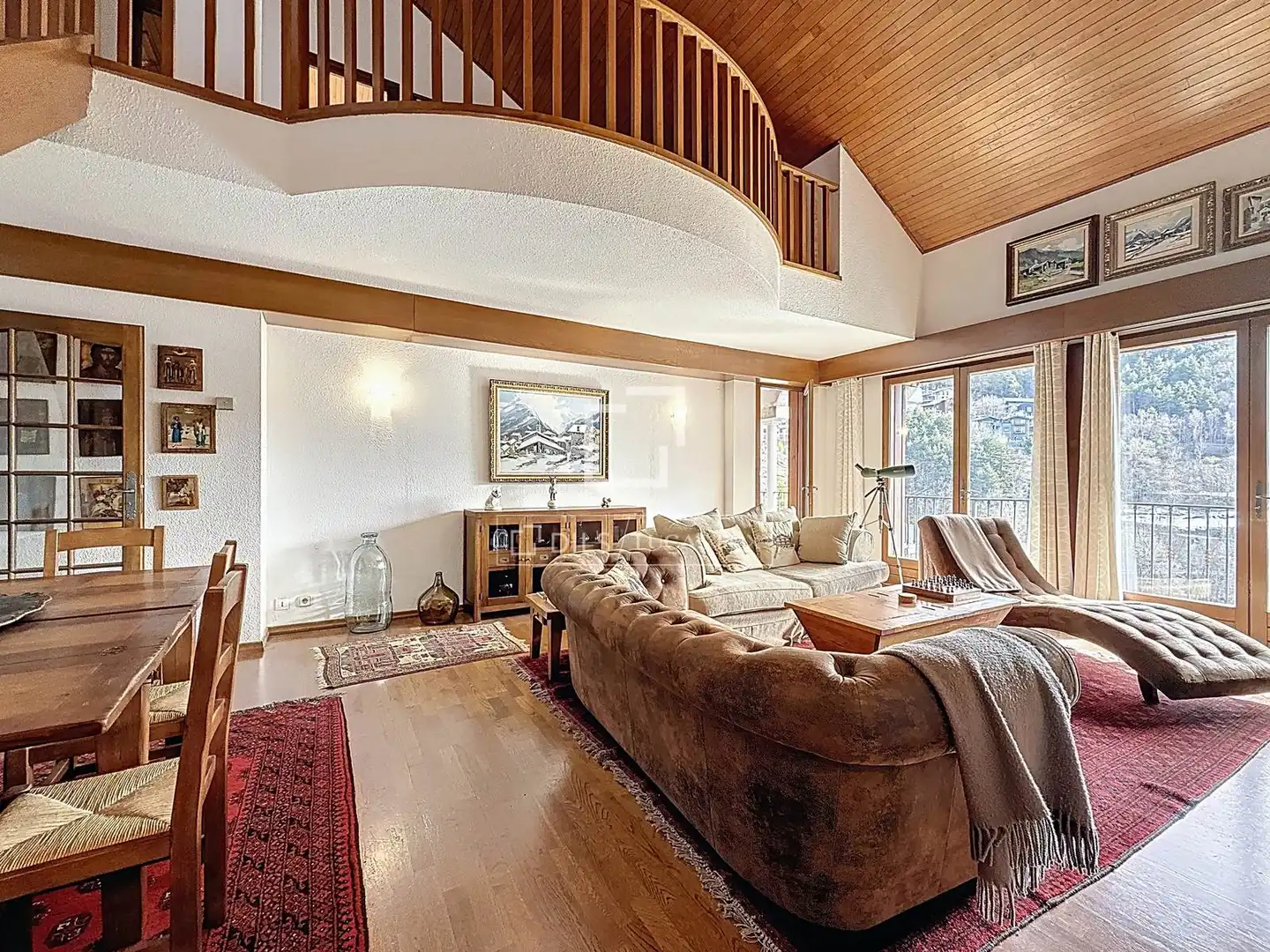 Sala de estar de Piso de alquiler en La Massana con Calefacción, Parquet y Terraza