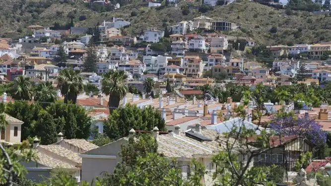 Vista exterior de Casa adosada en venta en Málaga con Aire acondicionado y Balcón