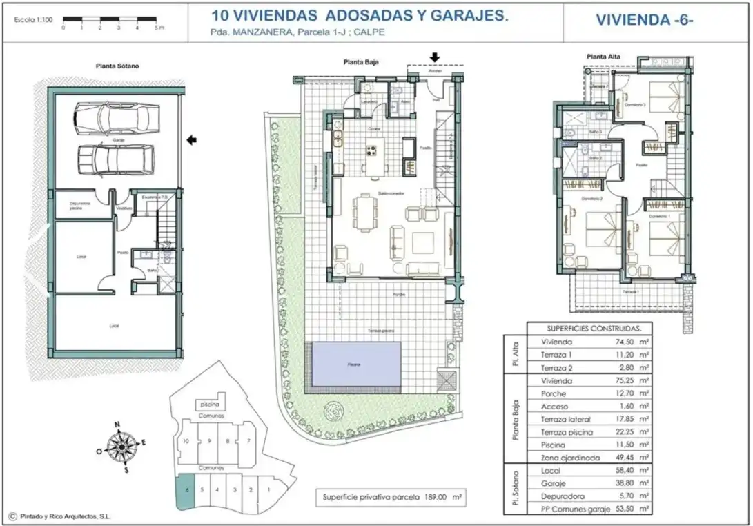 Maison mitoyenne avec piscine à vendre à Partida Manzanera, imagen 19