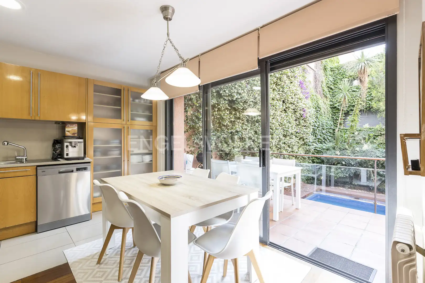 Exterior view of Houses for rent in Barcelona  with Air Conditioner, Heating and Private garden
