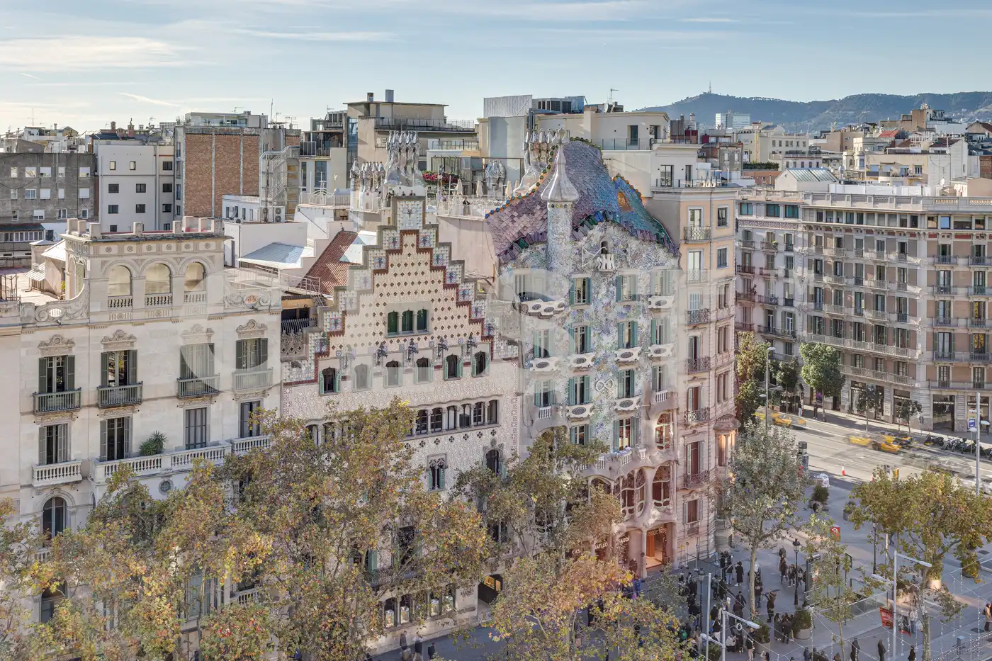 Außenansicht von Dachboden zur Miete in Barcelona mit Klimaanlage, Heizung und Terrasse