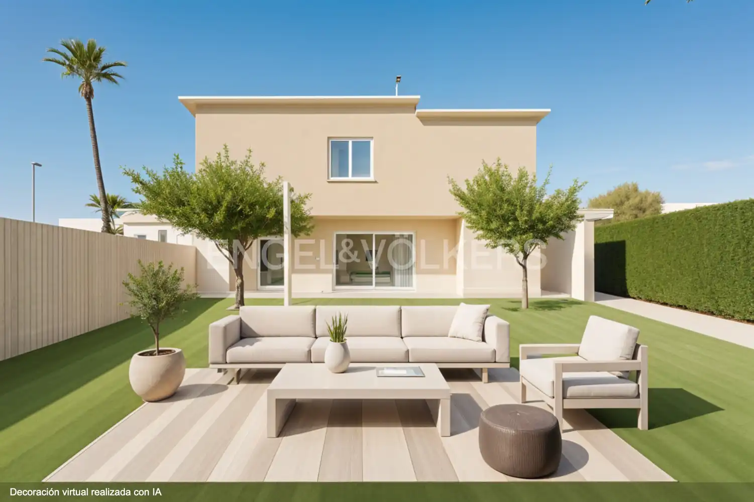 Terrassa de Casa o xalet en venda en Castellón de la Plana / Castelló de la Plana amb Calefacció, Jardí privat i Piscina