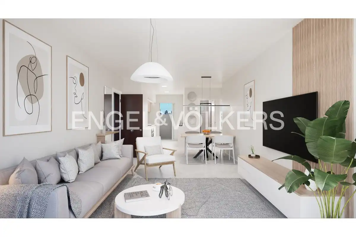 Sala de estar de Apartamento en venta en Pilar de la Horadada con Aire acondicionado, Calefacción y Terraza