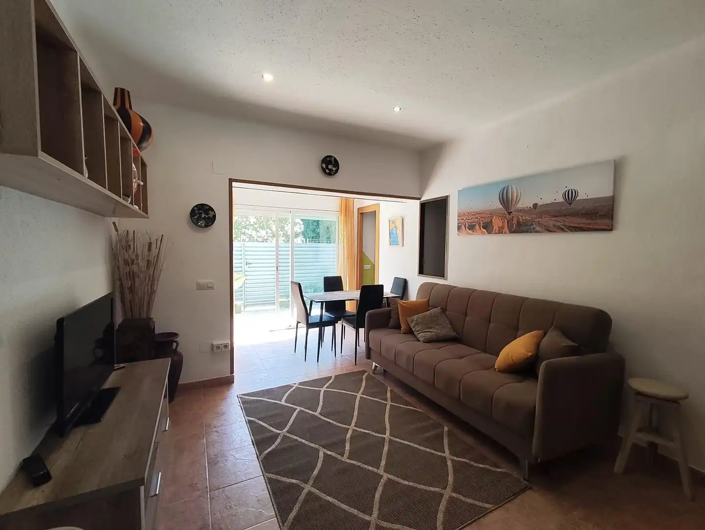Sala d'estar de Pis en venda en Santa Susanna amb Terrassa i Piscina comunitària