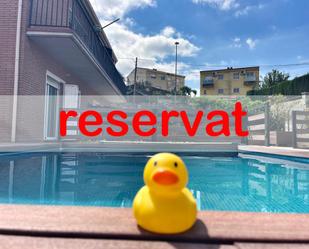 Swimming pool of Single-family semi-detached for sale in Abrera  with Heating, Private garden and Terrace