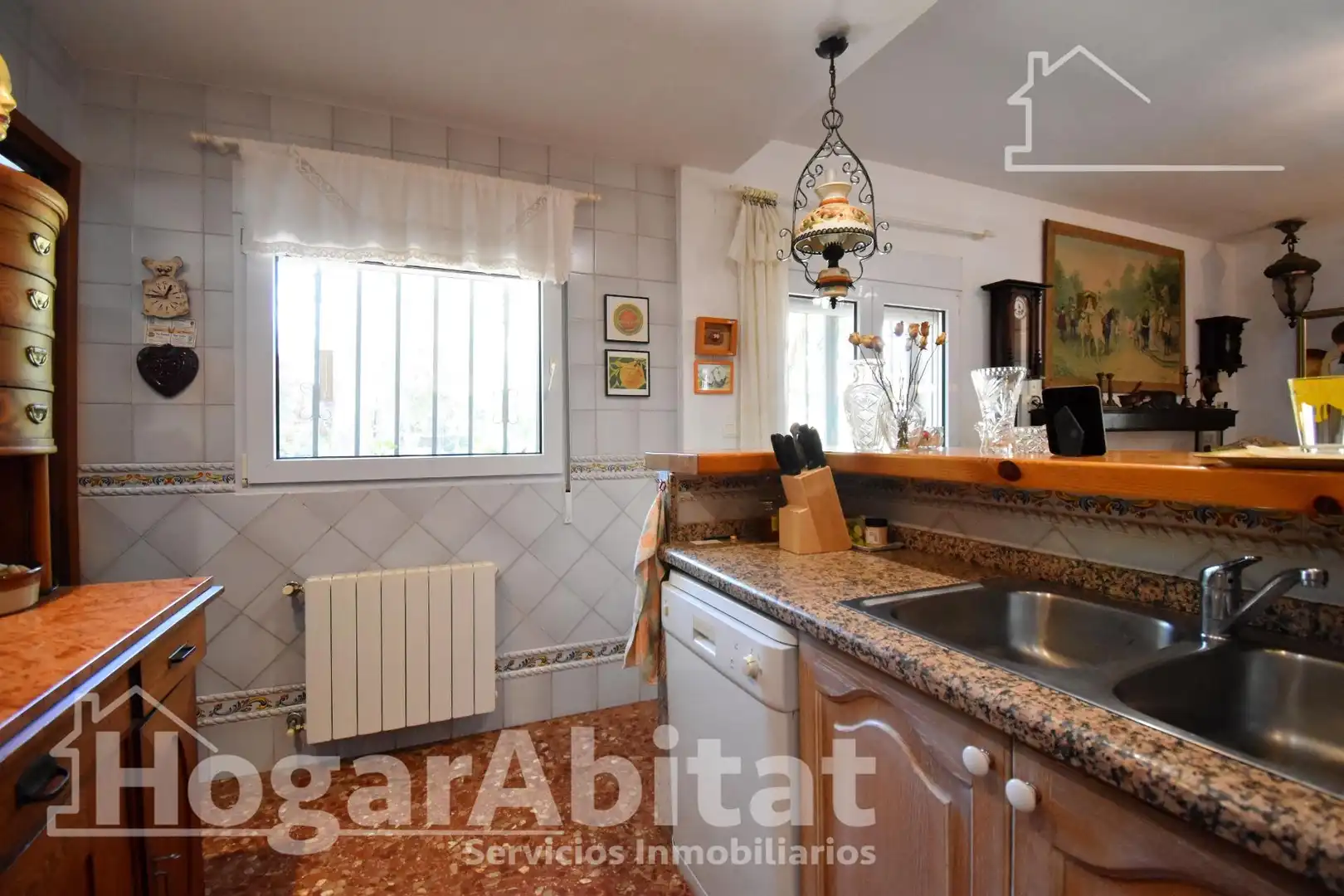 Cocina de Casa o chalet en venta en Gandia con Aire acondicionado, Calefacción y Jardín privado