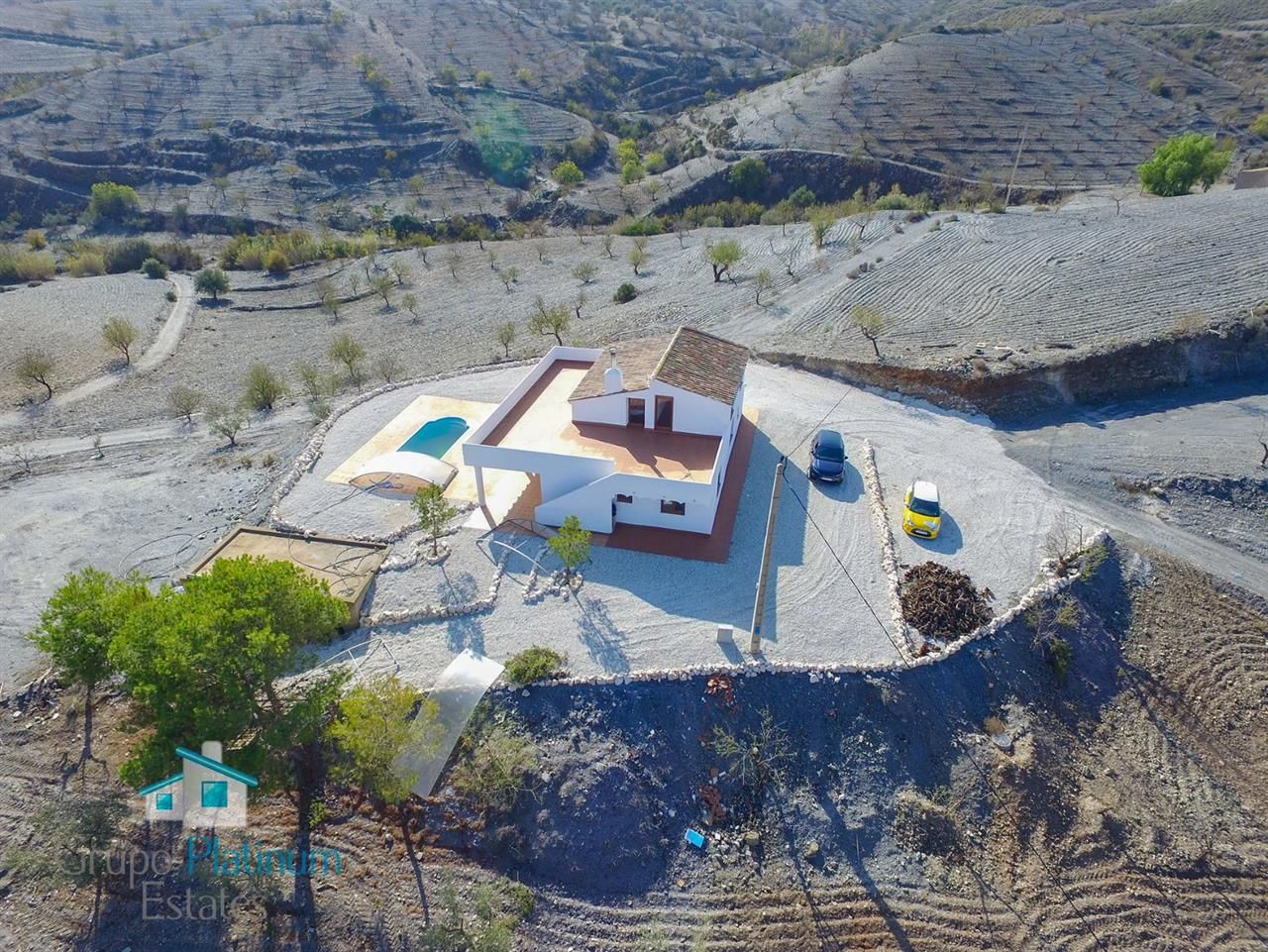 Vista exterior de Casa o xalet en venda en Lorca amb Calefacció, Piscina i Moblat