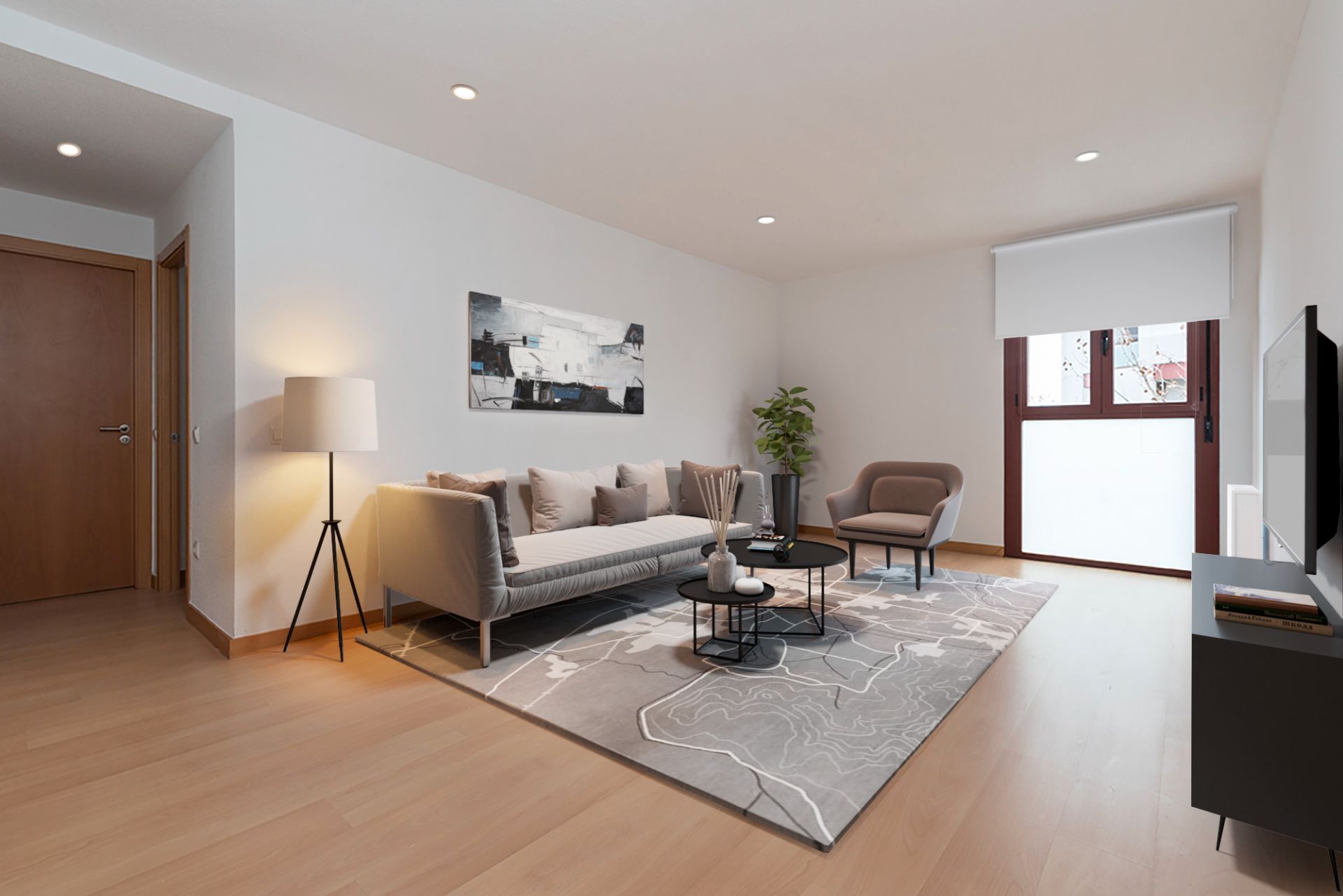 Sala de estar de Piso en venta en Pinto con Trastero y Piscina comunitaria