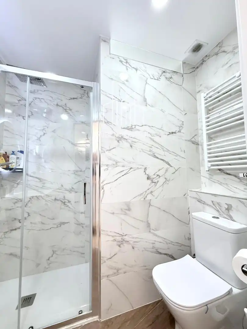 Bathroom of Flat for rent in Salamanca  with Heating, Terrace and Furnished