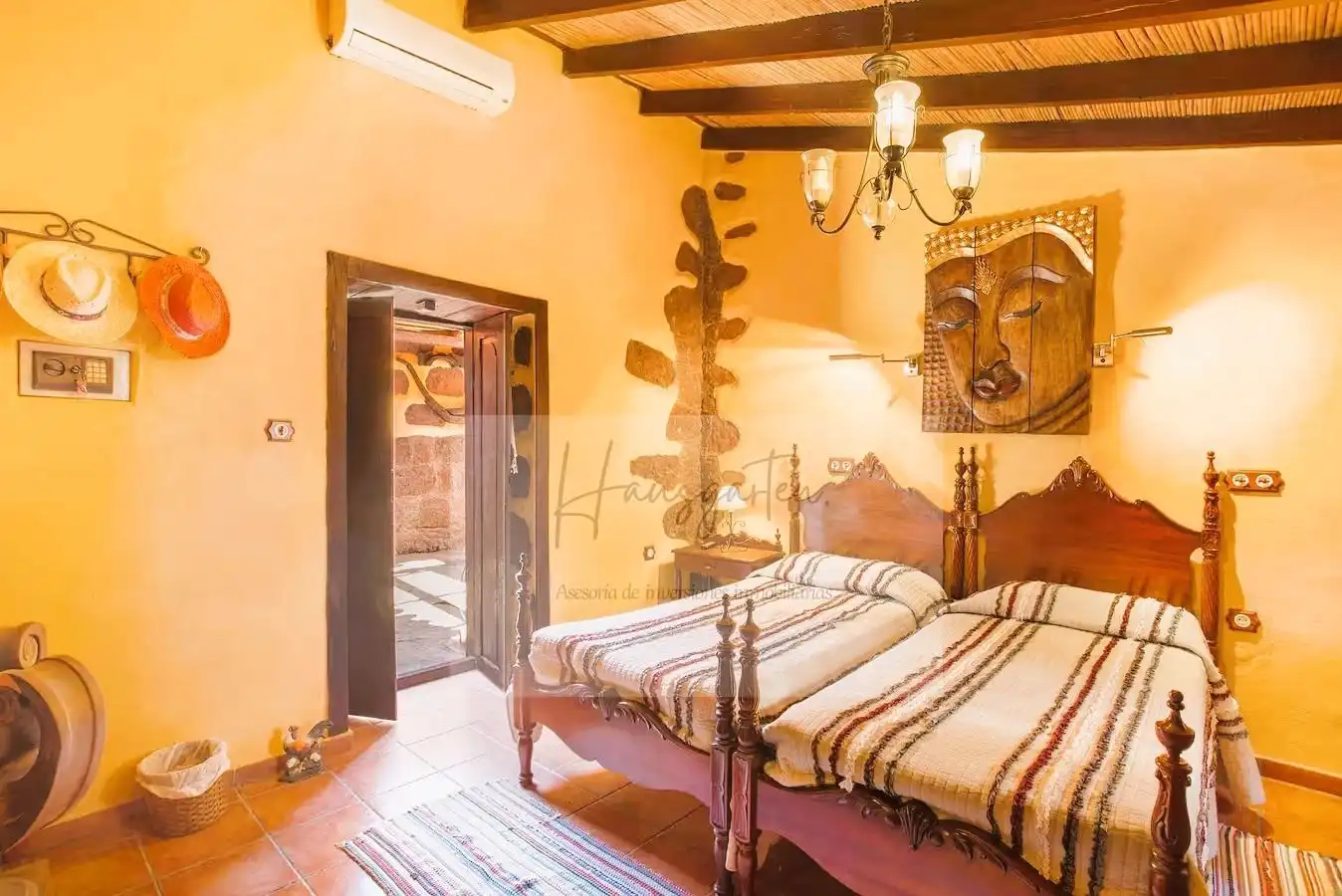 Habitación de Finca rústica en venta en Tejeda con Aire acondicionado y Piscina