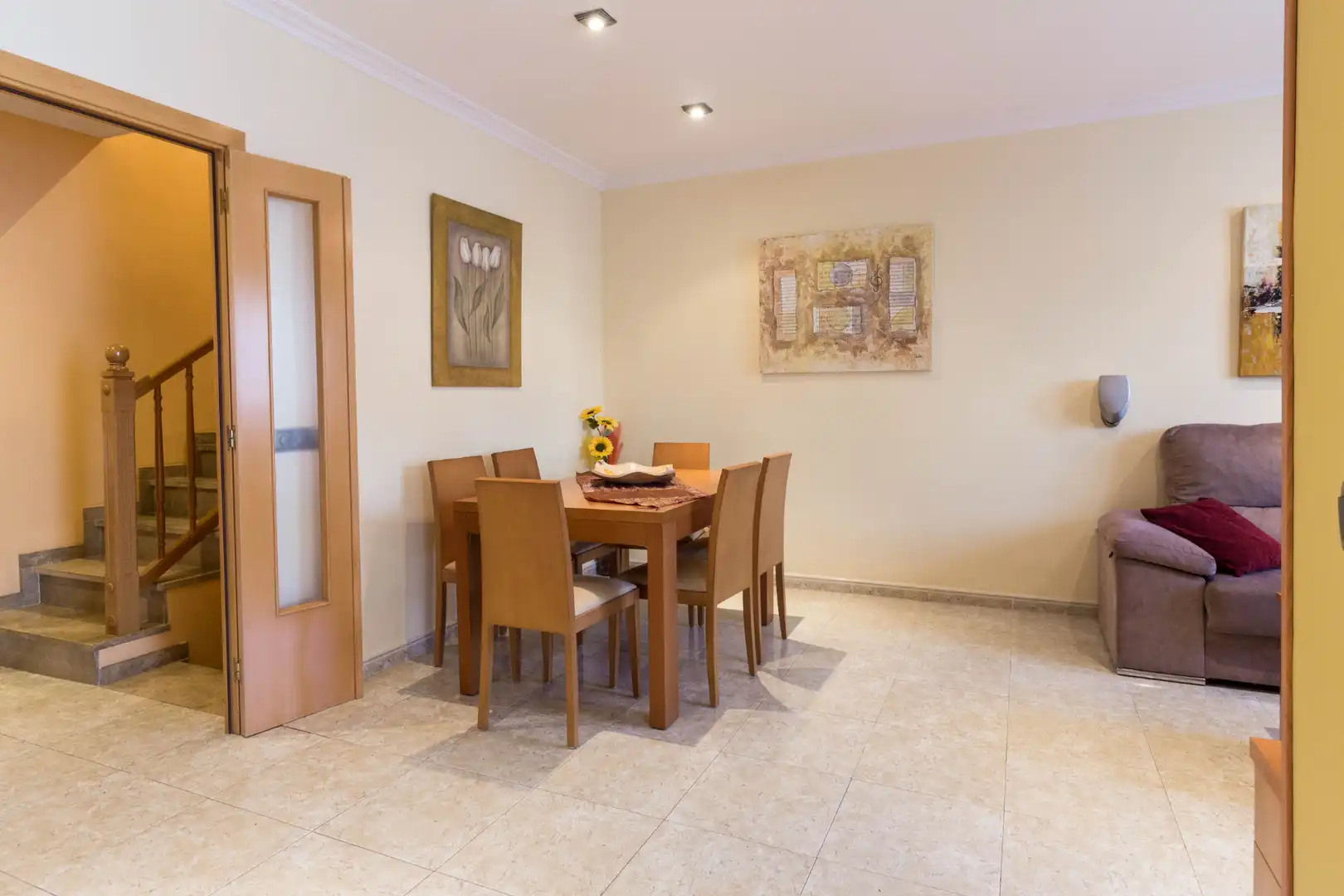 Dining room of Detached homes for sale in Cambrils  with Air Conditioner, Heating and Private garden