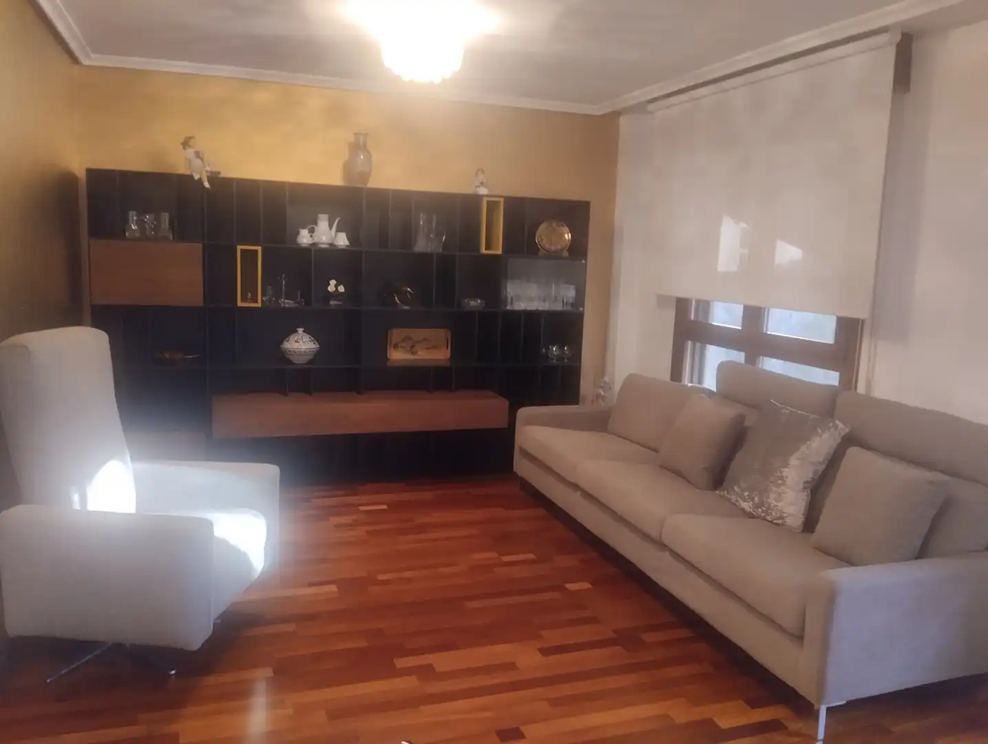 Living room of Detached homes for rent in Zaragoza  with Air Conditioner, Heating and Private garden