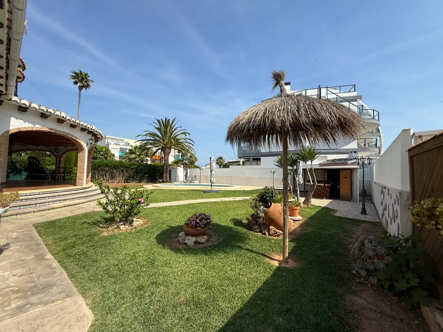 Garden of Houses for rent in Dénia  with Air Conditioner, Heating and Private garden