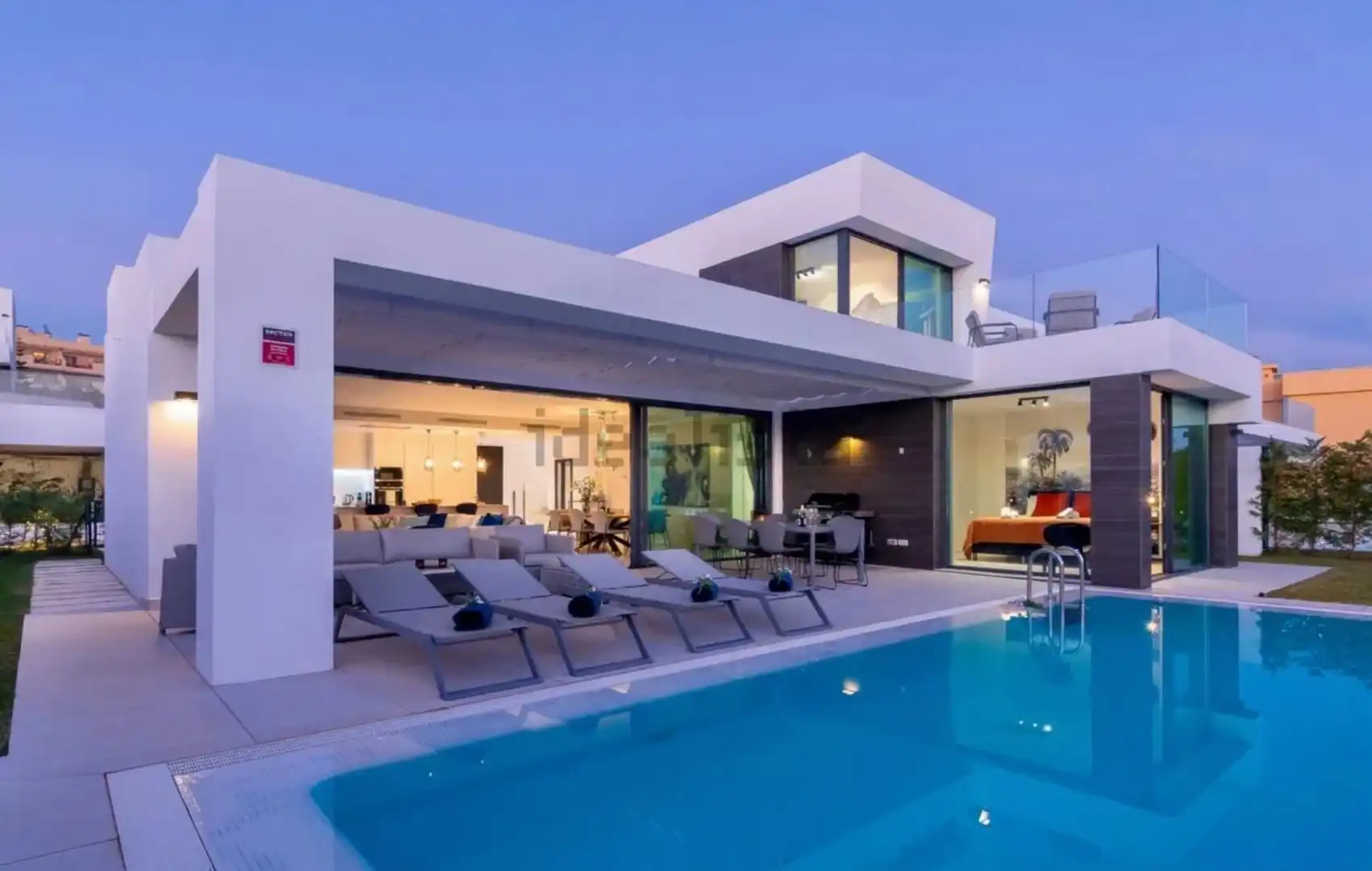 Piscina de Casa o xalet en venda en Marbella amb Aire condicionat, Jardí privat i Terrassa