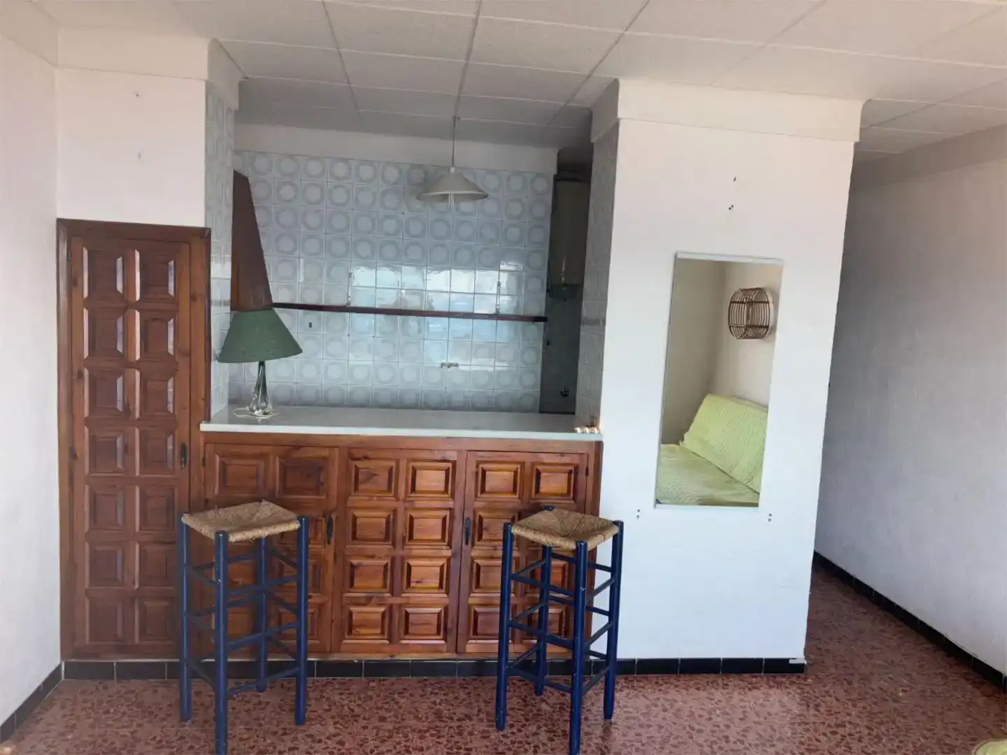 Kitchen of Flat for rent in Almadrava - Canyelles - Puig-Rom