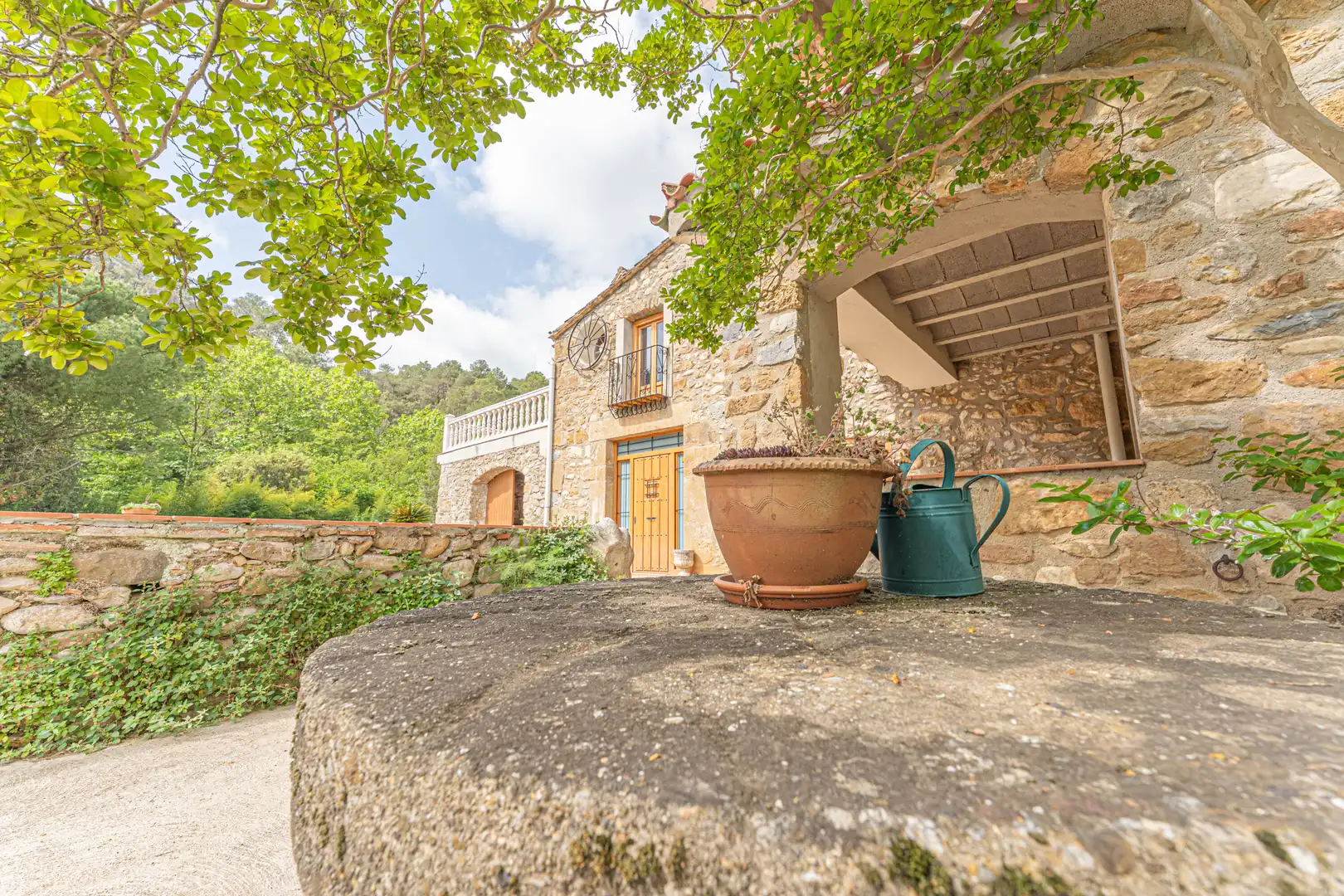 Vista exterior de Finca rústica en venta en Lladó con Jardín privado, Terraza y Piscina