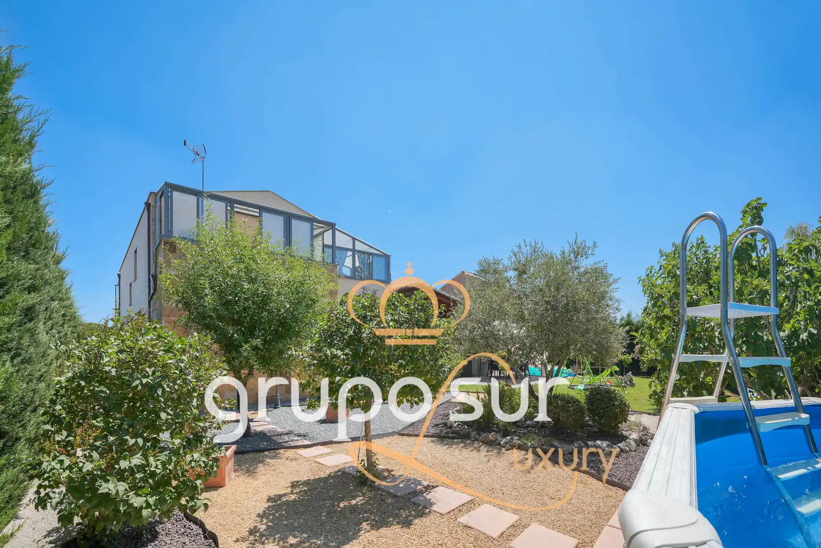 Jardín de Casa o chalet en venta en Aldeamayor de San Martín con Calefacción, Jardín privado y Terraza