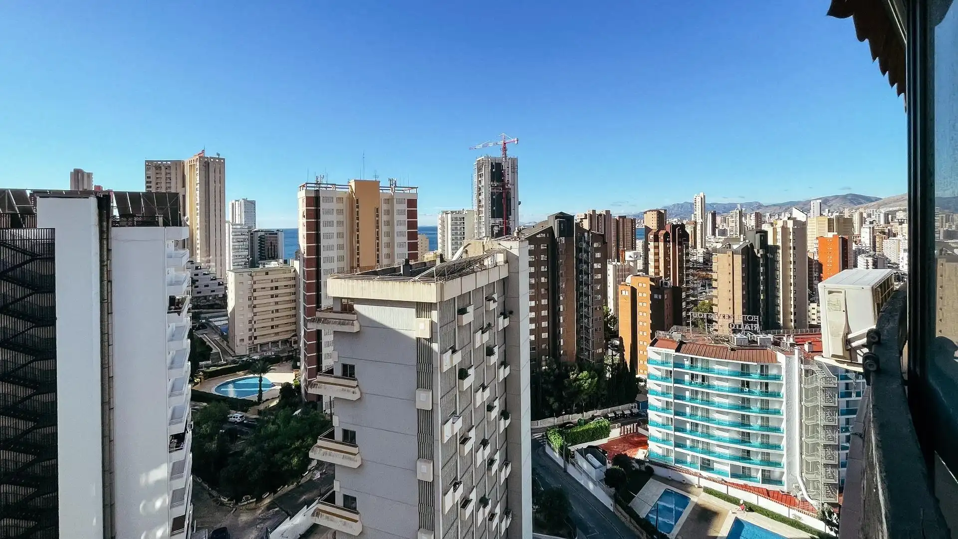 Exterior view of Apartments for rent in Benidorm  with Private garden and Community pool