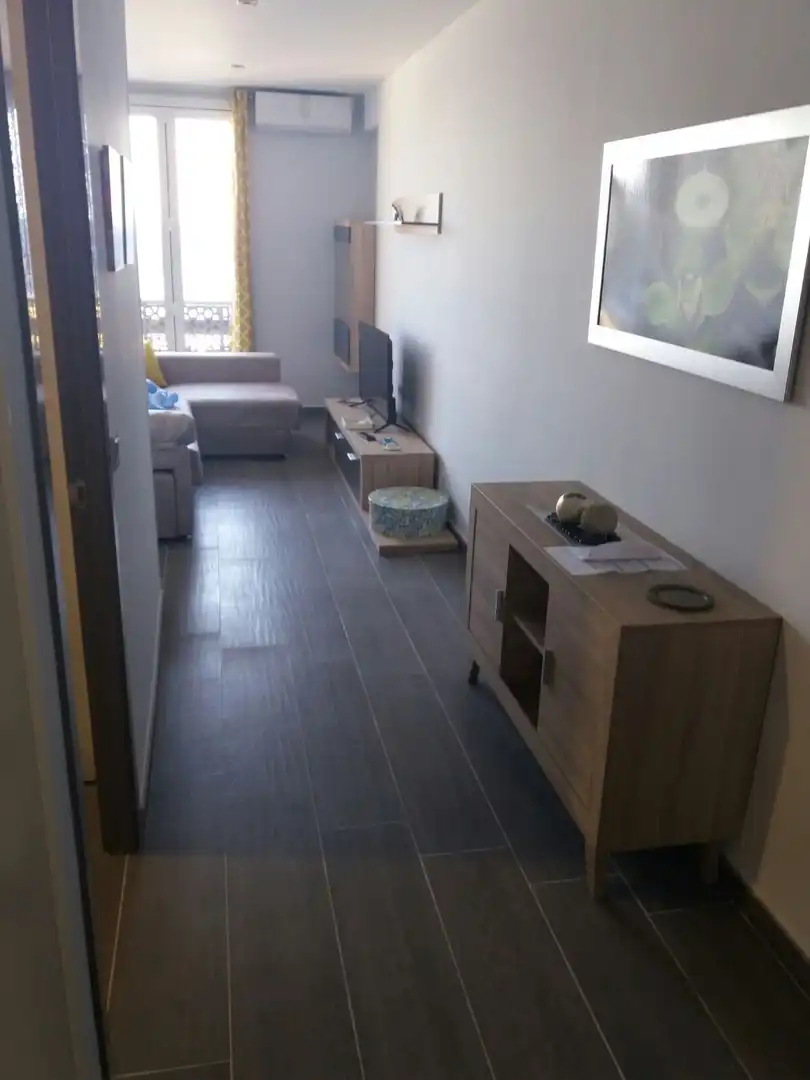Sala de estar de Piso de alquiler en Roquetas de Mar con Aire acondicionado, Calefacción y Terraza