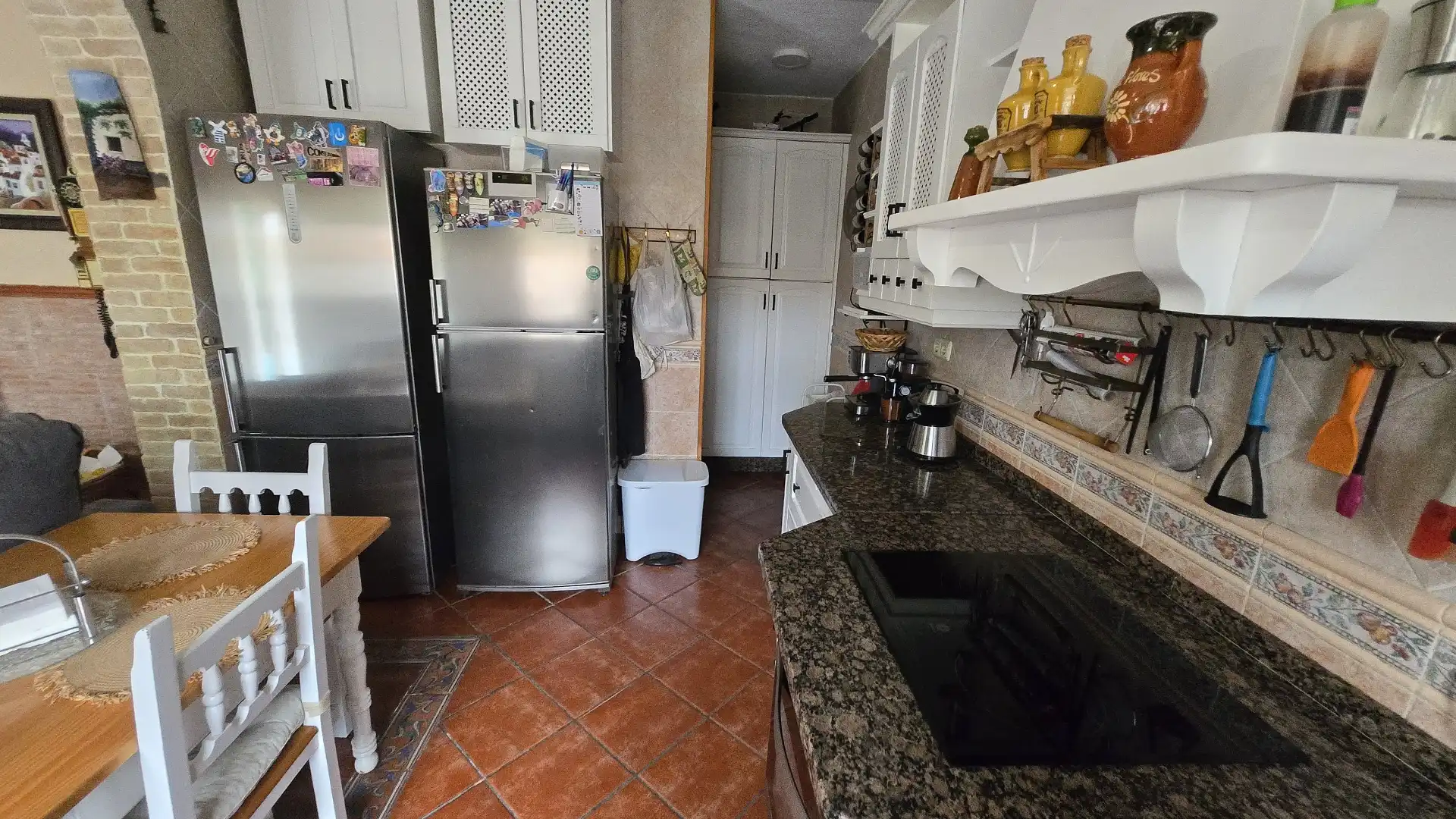 Kitchen of Houses for sale in Málaga  with Air Conditioner, Private garden and Terrace
