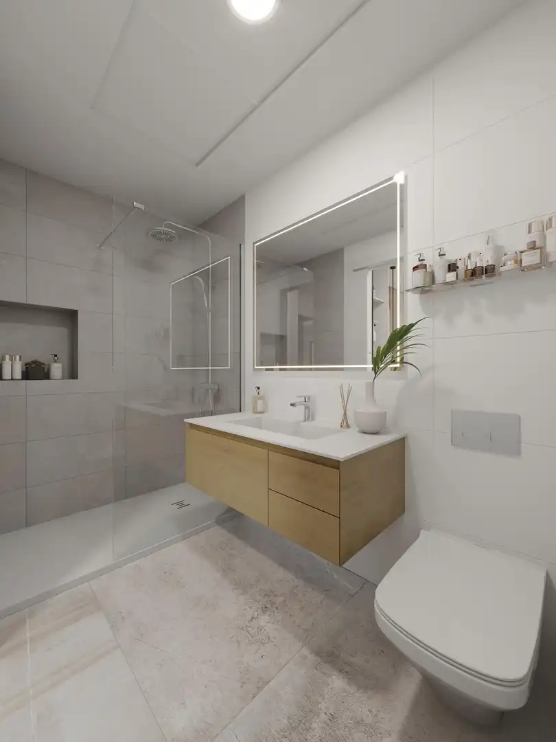 Bany de Apartament en venda en Los Alcázares amb Terrassa, Traster i Piscina comunitària