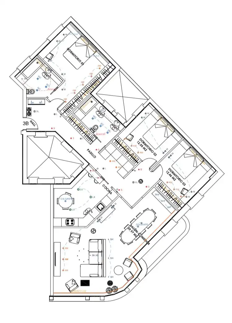 Wohnung zur Miete in León Capital  mit Klimaanlage und Heizung