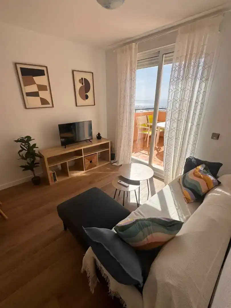 Wohnzimmer von Wohnung zur Miete in Vícar mit Klimaanlage