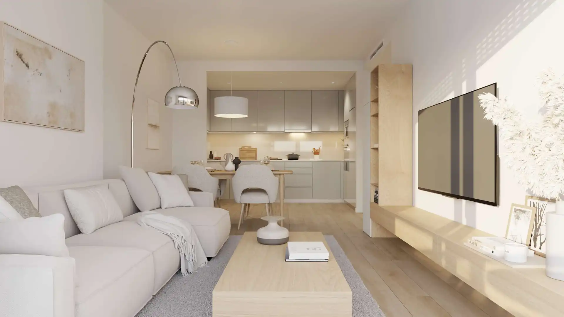 Wohnzimmer von Wohnung zum Verkauf in Lleida mit Klimaanlage, Heizung und Parkett