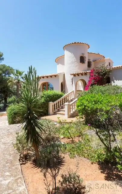 Vista exterior de Casa o xalet de lloguer en Jávea / Xàbia amb Calefacció, Piscina i Moblat